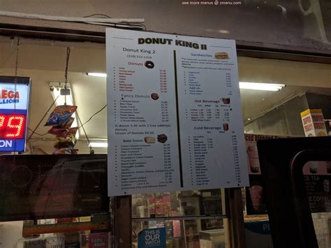 Menu at Donut King 2 restaurant, Gardena, S Western Ave