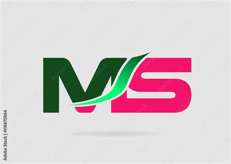 Letter M and S logo vector Stock Vector | Adobe Stock