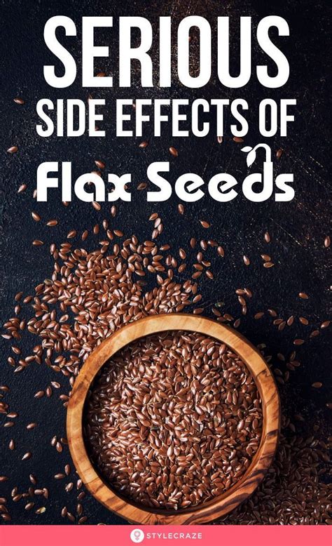 Serious Side Effects Of Flax Seeds#effects #flax #seeds #side | Flax ...