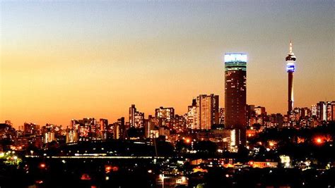 Johannesburg Skyline with Ponte Tower