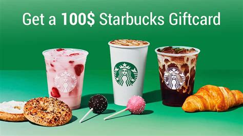 Get a $100 Starbucks Gift Card - Freebies, discounts, free samples, and ...