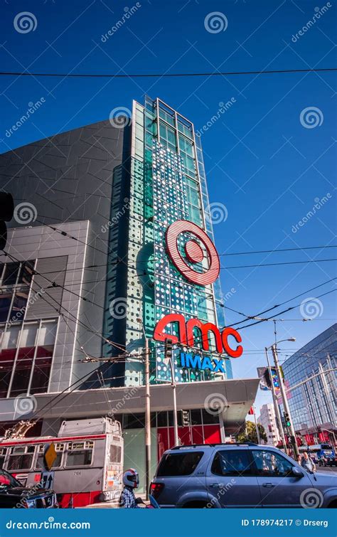 Entrance To AMC IMAX Movie Theater at Metreon Shopping Center Editorial ...