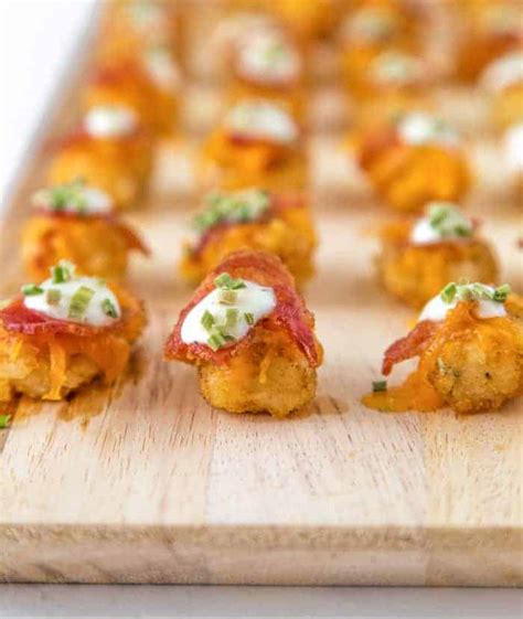 Loaded Tots - Loaded Tater Tot Bites - Made with HAPPY Appetizers