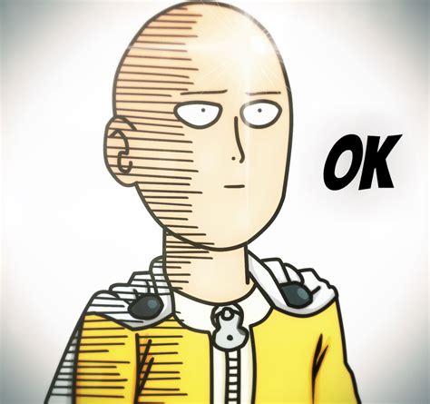 Saitama - OK Face by Deoxolnir on DeviantArt