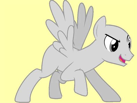 Mlp Pegasus Poses ~ Base Pegasus Mlp Pony Happy Jumping Drawing Blank ...