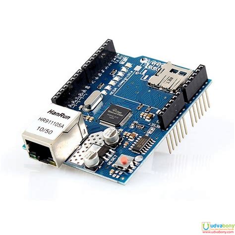 W5100 Ethernet Shield For Arduino - Udvabony.com - Electronics, Sensors, Robotics Online Shop