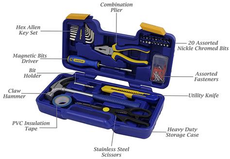 75 PC HOME IMPROVEMENT TOOL KIT – Good Year Hand Tools