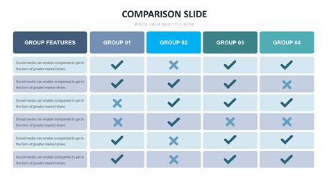 Slide Templates: Comparison Slide