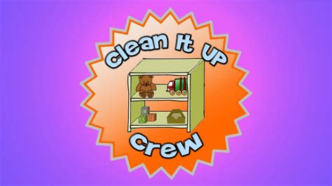 Clean It Up Crew (a new clean-up time song for preschoolers) | Preschool songs, Kindergarten ...