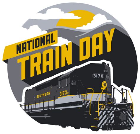 Norfolk Southern National Train Day logo Southern Railways, Norfolk Southern, Railroad ...