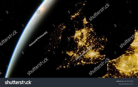 Uk Space England Night Planet Space Stock Illustration 2227537207 | Shutterstock