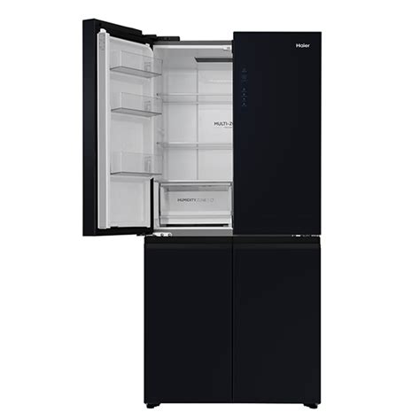 Haier 463 Litre Quad Door Refrigerator - Black Stainless Steel HRF530YC ...