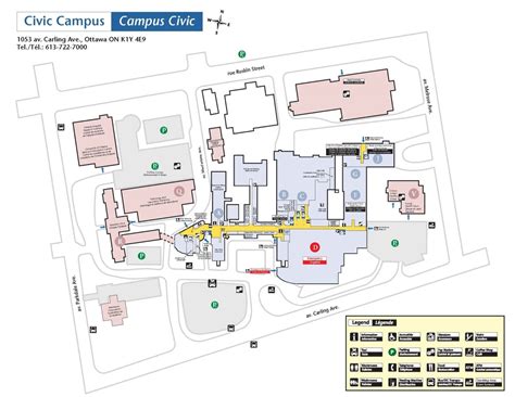 Map Of Ottawa General Hospital