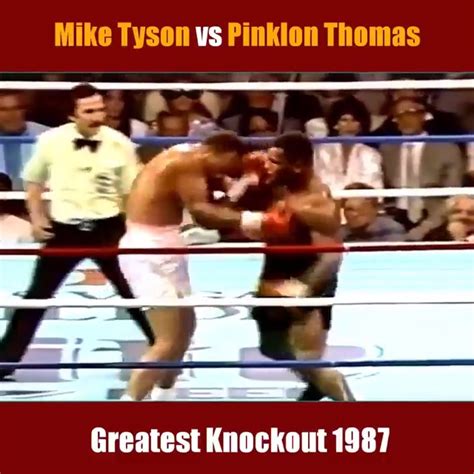 Glenn Jones - Greatest Knockout 💪 Mike Tyson vs Pinklon Thomas ...