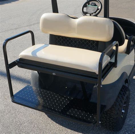 Rear Flip Seat for Club Car Precedent Golf Cart - Buff Seat Cushions | Golf carts, Seat cushions ...