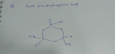 W212 20. Draw the structure of (a) Pyrophosphoric Acid (b ...