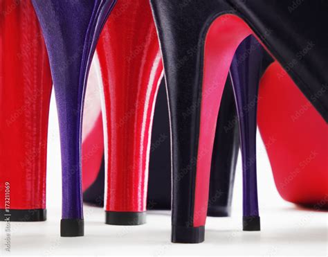 Heels of shoes Stock Photo | Adobe Stock