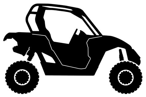 Can Am Can Am Maverick Silhouette Vinyl Decal 6 inches Tall Black ... | Rzr accessories, Rzr ...