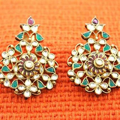 Gold Plated Silver Earrings – Desically Ethnic