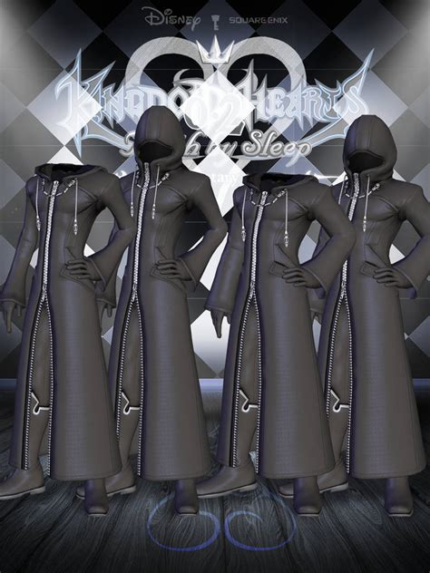 Organization XIII Coats - Male [XPS] by LexaKiness on DeviantArt