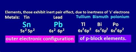 Inert pair effect-meaning-examples-cause-consequences - CHEMSOLVE.NET