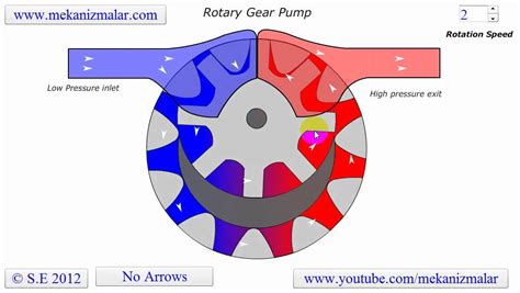 Gear Pump: Internal Gear Pump Animation