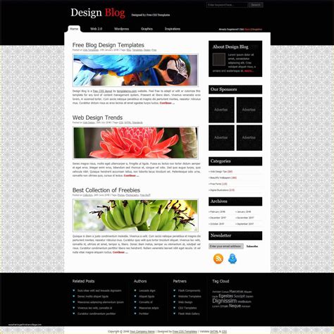 Html Website Templates With Css - BEST HOME DESIGN IDEAS