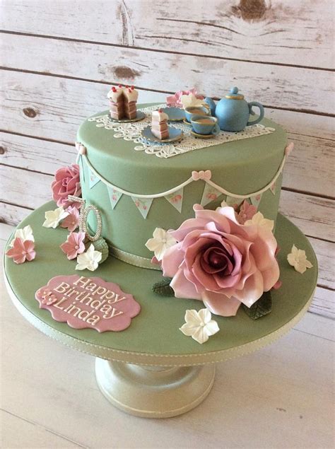 Afternoon Tea - Decorated Cake by Anna Caroline Cake - CakesDecor