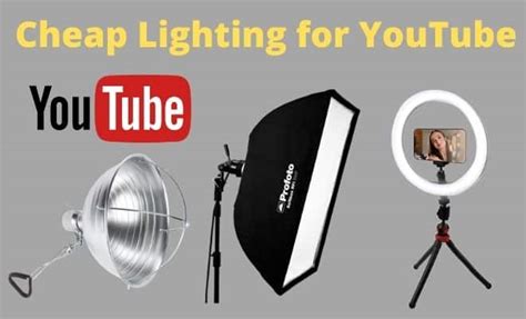 Cheap Lighting for Youtube Videos - Lighting Tutor