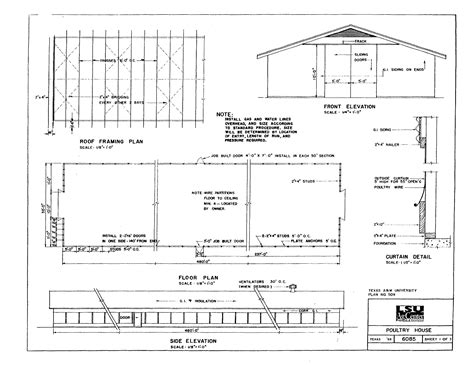 Poultry House Construction Plans