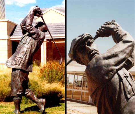 Burswood Golf Club Centennial Golfer Commemorative Sculpture - main page