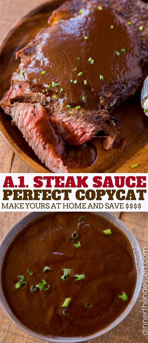 A1 Steak Sauce (Copycat) Recipe - Dinner, then Dessert