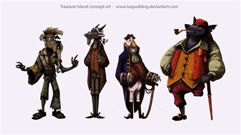 treasure island cast by Laxpudding on DeviantArt