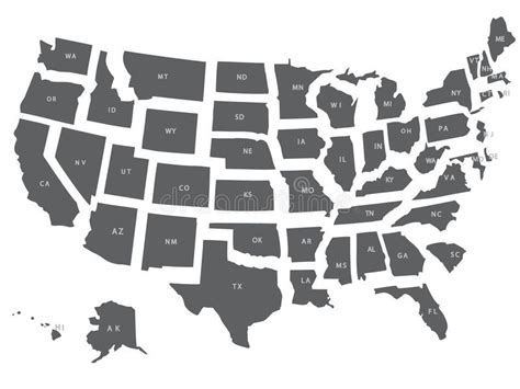 USA map. With all the states in easily editable separate layers.EPS8 ...