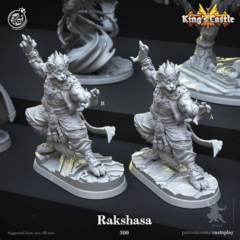 Rakshasa Dnd-pathfinder-miniature-rpg-castnplay Kings - Etsy