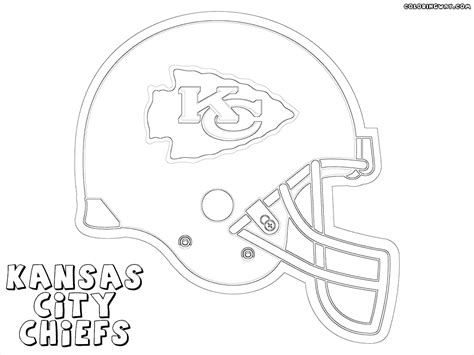 Kansas City Chiefs Helmet Coloring Page - Image to u