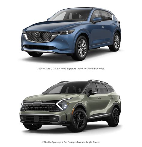 2024 Mazda CX-5 Vs. Kia Sportage Comparison Guide