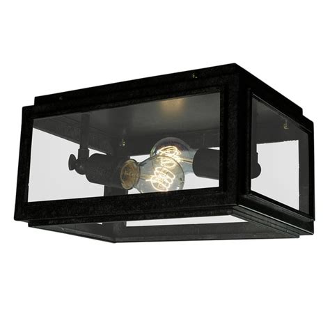 Shop Windee 2-light Edison Flush Mount with Bulbs - Free Shipping Today - Overstock.com - 9537865