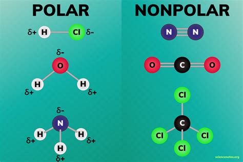 examples of non polar molecules and identifying them in chemistry