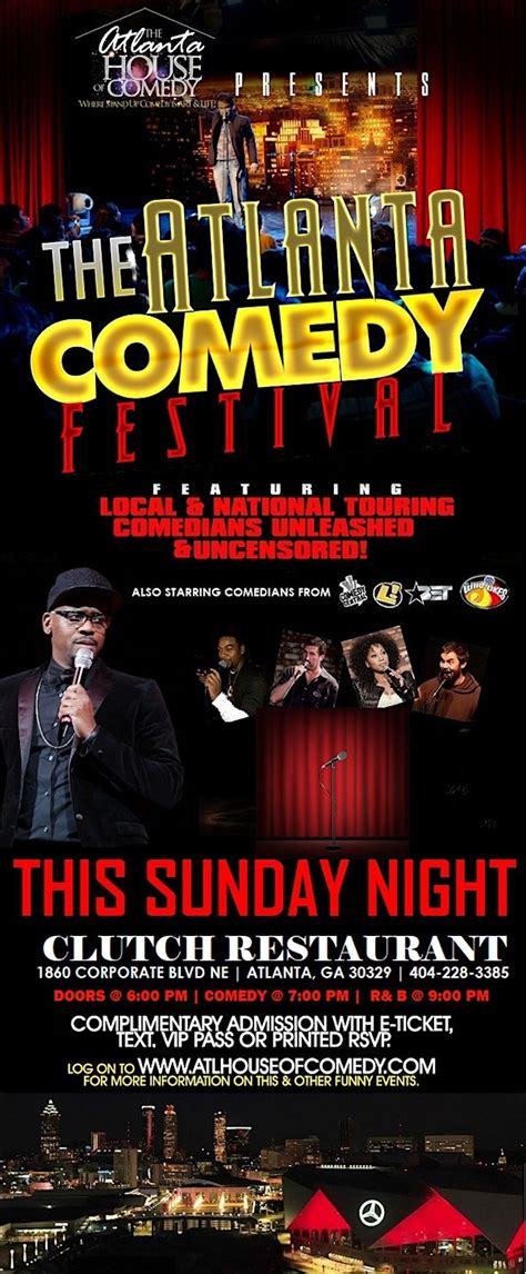 ATL Comedy Fest @ Clutch | Clutch Restaurant, Atlanta, GA | April 16, 2023