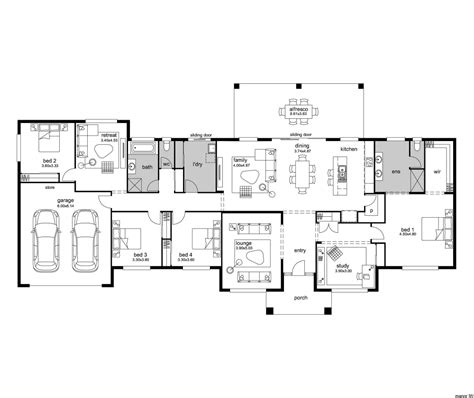 Manor - Home Design - Floor Plans - McCarthy Homes | Hamptons style ...