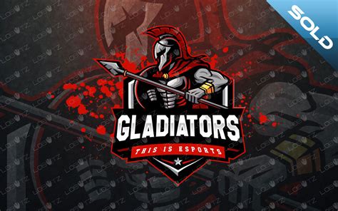 Gladiator Mascot Logo | Gladiator eSports Logo For Sale - Lobotz LTD