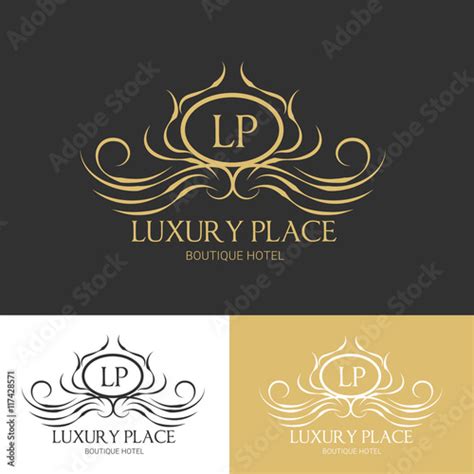 Luxury logo template, hotel logo,resort logo, premium brand identity Stock Vector | Adobe Stock