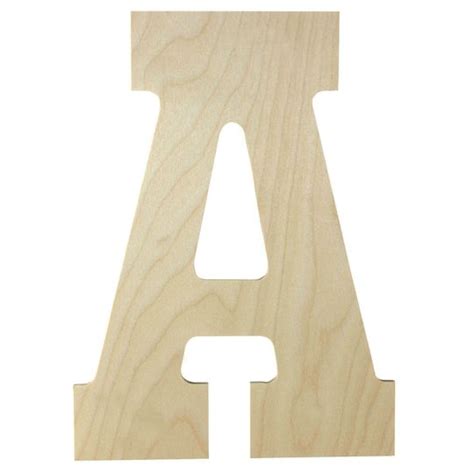 10.5" Wood Letter by ArtMinds™ | Wood letters, Wood craft supplies, Wooden letters