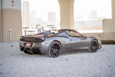 Ferrari 458 Spider Black - Premier Auto Boston