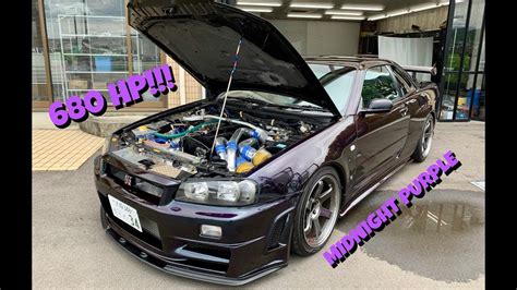 Fully Tuned MIDNIGHT PURPLE R34 GTR! - YouTube