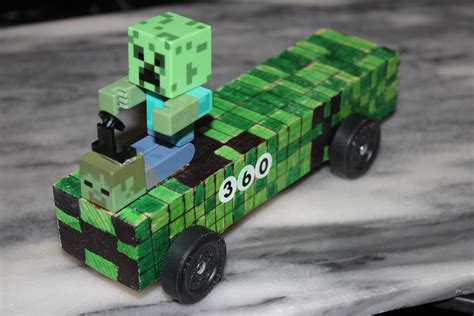 Minecraft Pinewood Derby Car Templates - The Templates Art