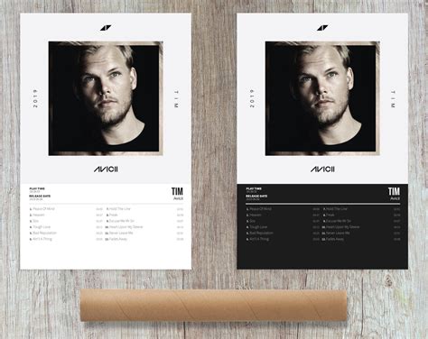 Avicii Tim Album Cover Poster for Home Wall Art - Etsy Canada