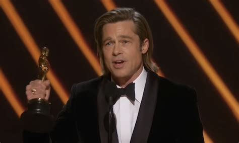 Oscars 2020: Here's Brad Pitt's emotional speech