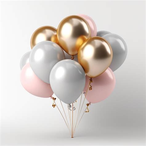 Premium AI Image | Colorful Balloons For Birthday And Celebrations